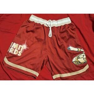 New Headgear Classics *NO LIMIT RECORDS* RED & GOLD Mens Size MED Shorts (23)